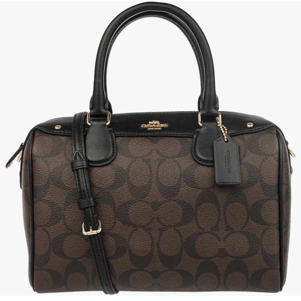 VGUC - Coach Mini Bennett Satchel In Signature Canvas